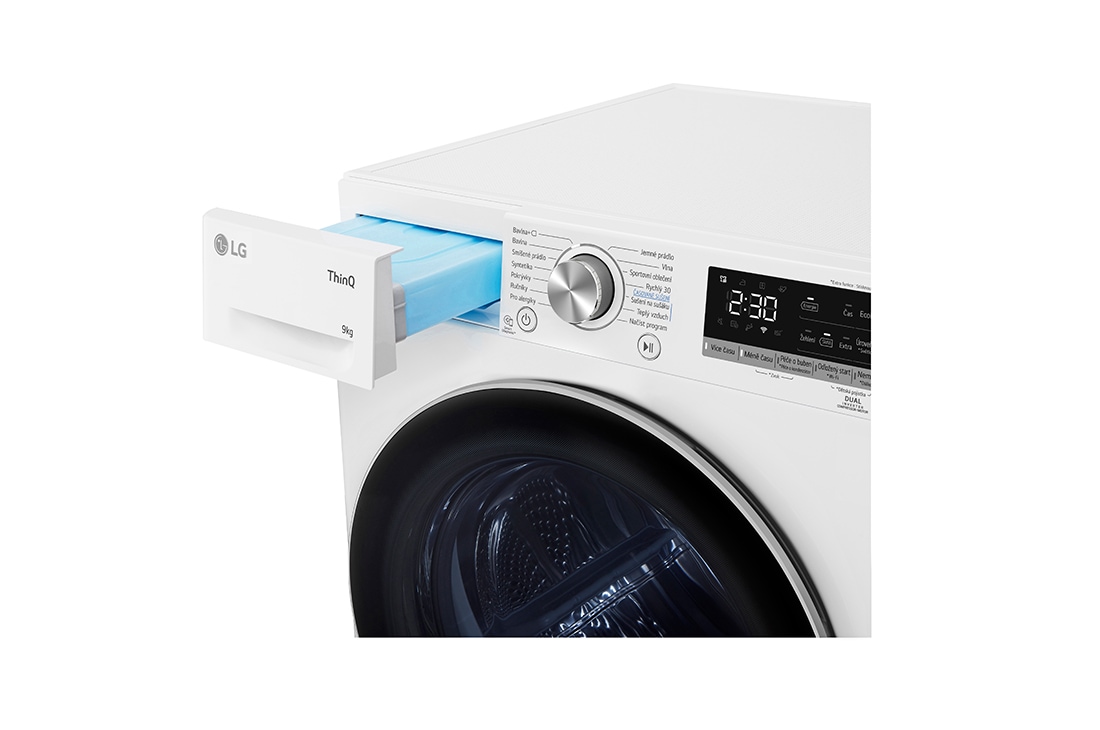 LG 9 kg sušička LG | Režim Energia / Čas | automatické čistenie kondenzátora | Wi-Fi, RC91V9AV3N, RC91V9AV3N, thumbnail 6