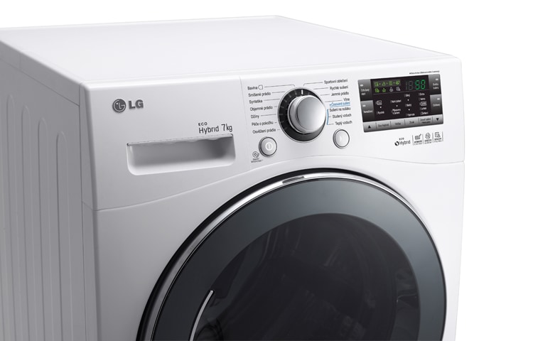 LG EKOLOGICKÁ HYBRIDNÁ SUŠIČKA S NÁPLŇOU 7 KG, VYBAVENÁ TECHNOLÓGIOU TEPELNÉHO ČERPADLA, RC7055AP3Z, thumbnail 6