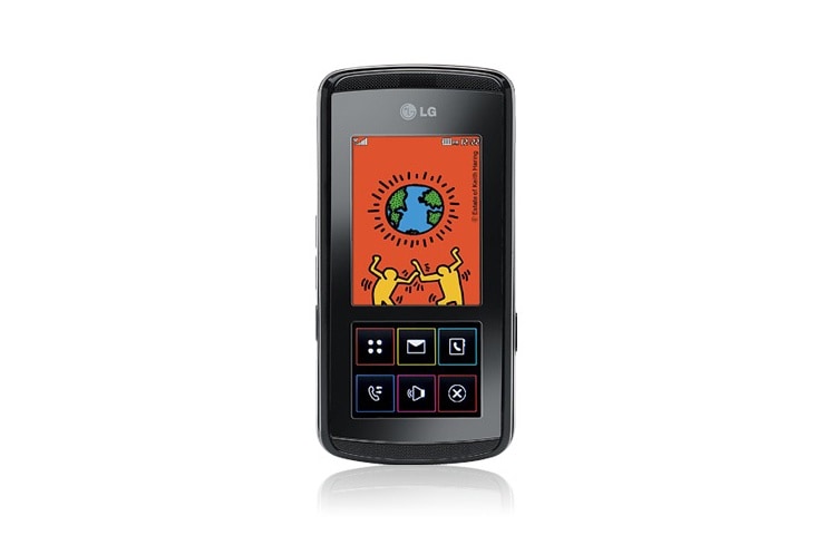 LG Výsuvný LG mobilný telefón kombinujúci dotykové ovládanie, 3,15 Mpx fotoaparát s autofokusom a bleskom, KF600, thumbnail 1