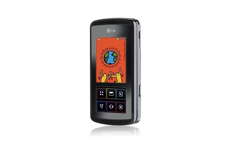 LG Výsuvný LG mobilný telefón kombinujúci dotykové ovládanie, 3,15 Mpx fotoaparát s autofokusom a bleskom, KF600, thumbnail 2