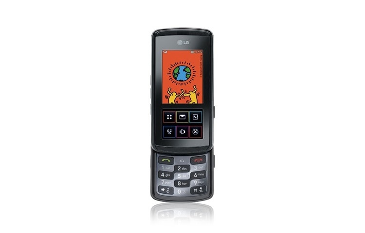 LG Výsuvný LG mobilný telefón kombinujúci dotykové ovládanie, 3,15 Mpx fotoaparát s autofokusom a bleskom, KF600, thumbnail 4