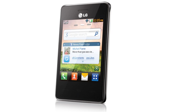 LG t375 DUAL SIM - Dotyková obrazovka, Wi-Fi, Bluetooh, 2Mpx Fotoaparát, MicroSD, PCSuite IV, Facebook, Twitter, Google Search, AccuWeather, T375, thumbnail 2