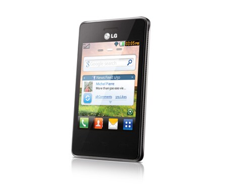 LG t375 DUAL SIM - Dotyková obrazovka, Wi-Fi, Bluetooh, 2Mpx Fotoaparát, MicroSD, PCSuite IV, Facebook, Twitter, Google Search, AccuWeather, T375, thumbnail 2