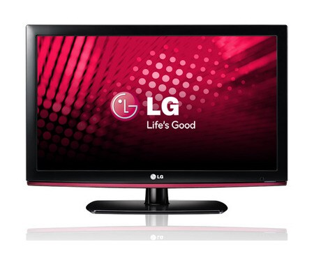 LG LCD TV s vysoko lesklým čiernym povrchom, 32LD350