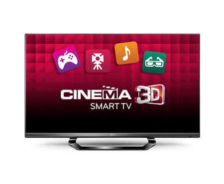LG 42” LED CINEMA 3D Smart TV, čierny rám, Full HD, MCI 400, Wi-Fi, 4 ks 3D okuliarov a Magic Remote Control súčasťou balenia, 42LM640S