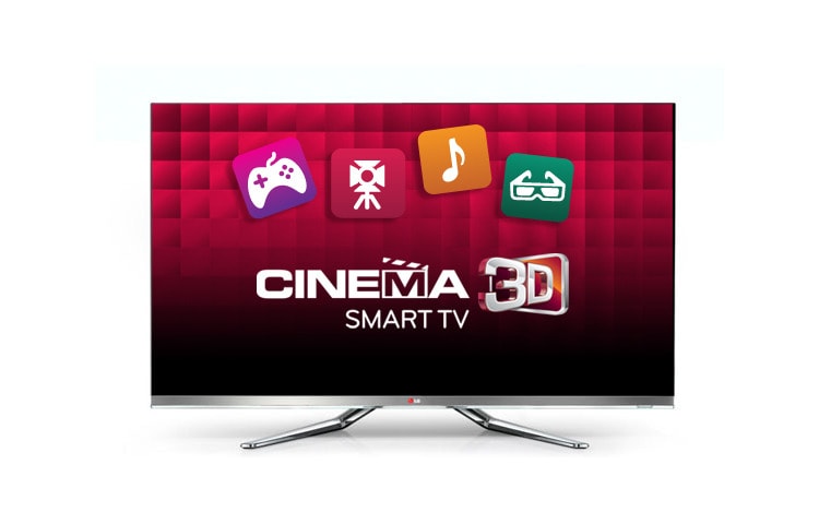 LG 42” LED CINEMA 3D Smart TV, dizajn CINEMA SCREEN, Full HD, 2nd. TV, MCI 800, Wi-Fi, Dual Play, 6 ks 3D okuliarov a Magic Remote Voice súčasťou balenia, 42LM860V, thumbnail 1
