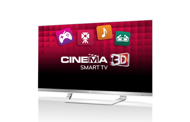 LG 47” LED CINEMA 3D Smart TV, biely rám, Full HD, MCI 400, Wi-Fi, 4 ks 3D okuliarov súčasťou balenia, 47LM649S, thumbnail 1