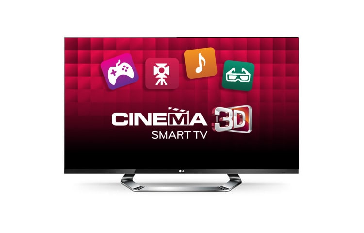 LG 47” LED CINEMA 3D Smart TV, dizajn CINEMA SCREEN, Full HD, MCI 800, Wi-Fi, Dual Play, 6 ks 3D okuliarov a Magic Remote Control súčasťou balenia, 47LM760S, thumbnail 1