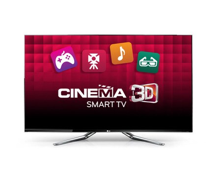 LG 47” NANO FULL LED CINEMA 3D Smart TV, dizajn CINEMA SCREEN, Full HD, MCI 1000, Wi-Fi, Dual Play, 6 ks 3D okuliarov a Magic Remote Voice súčasťou balenia, 47LM960V