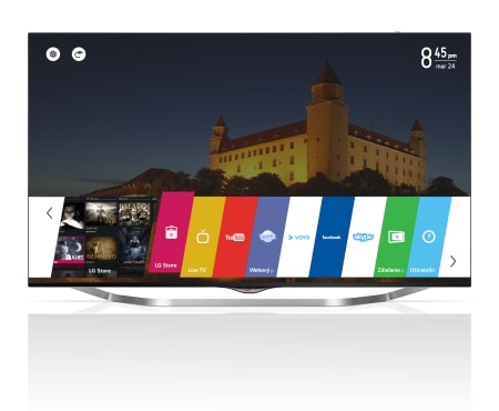 LG 49'' LG ULTRA HD 4K TV, SMART TV WebOS, IPS panel, Wi-Fi, Magický ovládač, 2.0 kanál. systém reproduktorov (20W), DVB-T2, Miracast / Widi, 49UB850V