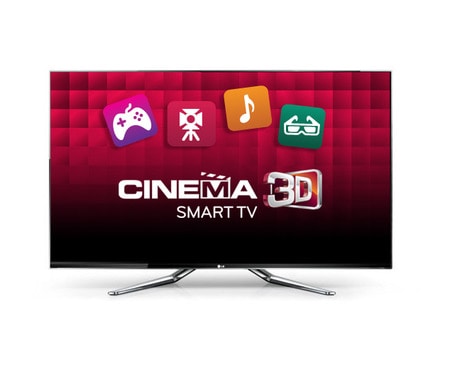 LG 47” NANO FULL LED CINEMA 3D Smart TV, dizajn CINEMA SCREEN, Full HD, MCI 1000, Wi-Fi, Dual Play, 6 ks 3D okuliarov a Magic Remote Voice súčasťou balenia, 55LM960V
