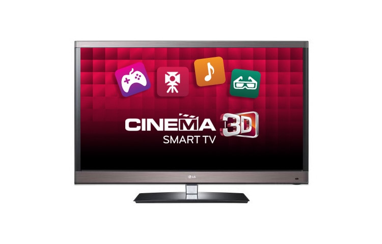 LG 55'' Cinema 3D LED Plus TV, Smart TV, Full HD, TruMotion 100Hz, 55LW570S, thumbnail 1