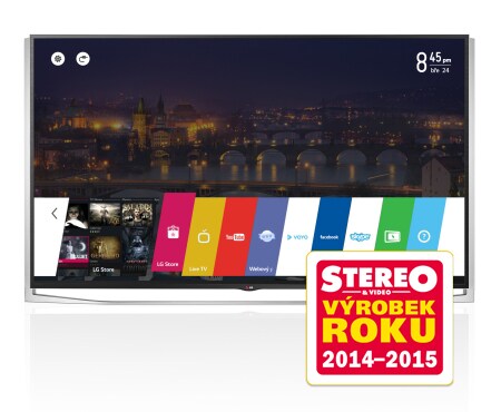 LG 65'' LG ULTRA HD 4K TV, SMART TV WebOS, Skype kamera, Multi-kanálové reproduktory (120W), IPS panel, Wi-Fi, Magický ovládač, DVB-T2, Miracast / Widi, 65UB980V
