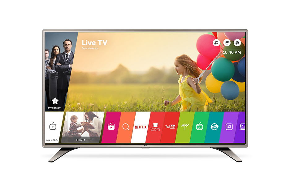 LG 43'' LG LED TV, Full HD, Smart TV WebOS 3.0, 43LH615