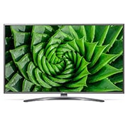 LG 43'' LG UHD TV, webOS Smart TV, pohľad spredu s ilustračným obrázkom, 43UN8100, thumbnail 1