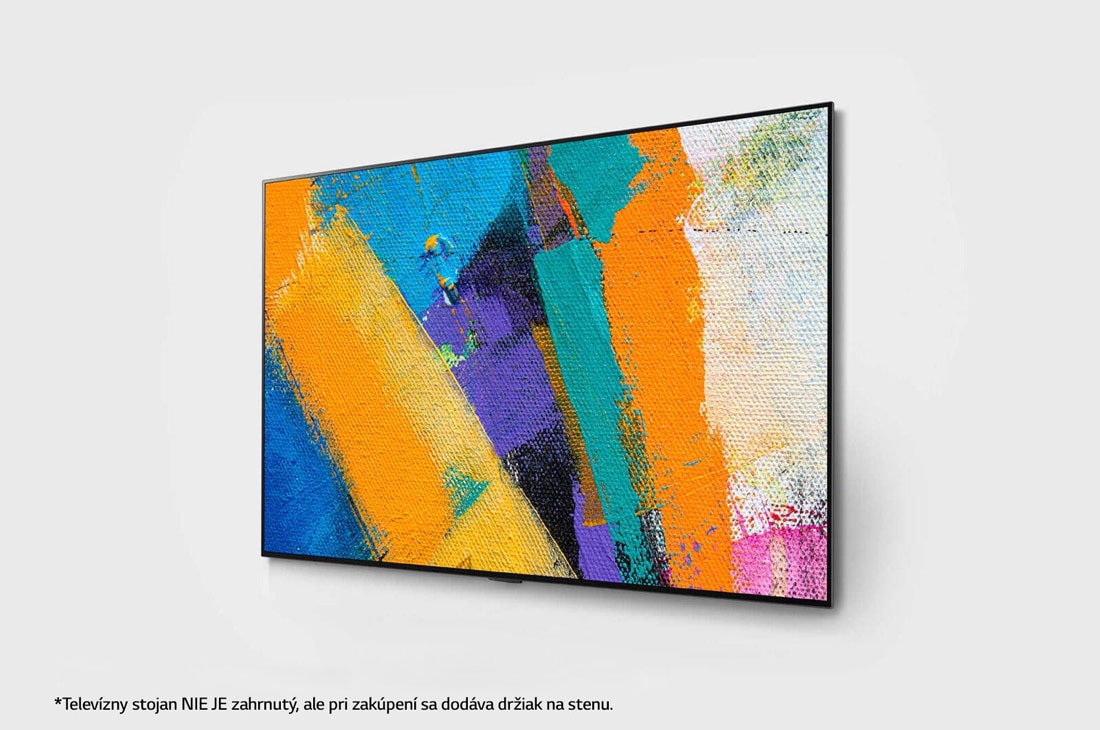LG 65'' LG OLED TV, webOS Smart TV, pohľad zboku 30 stupňov, OLED65GX, thumbnail 3