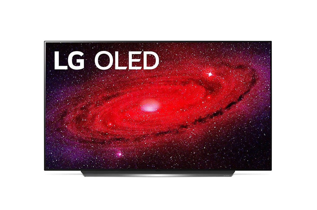 LG 65'' LG OLED TV, webOS Smart TV, pohľad spredu s ilustračným obrázkom, OLED65CX