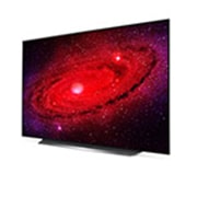 LG 65'' LG OLED TV, webOS Smart TV, pohľad zboku 30 stupňov, OLED65CX, thumbnail 3