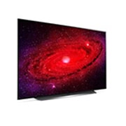 LG 65'' LG OLED TV, webOS Smart TV, pohľad zozadu, OLED65CX, thumbnail 5