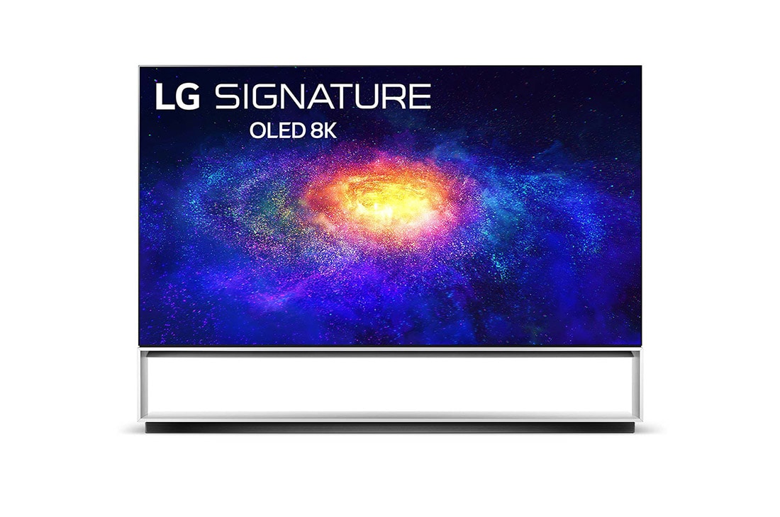 LG 88'' LG OLED TV, webOS Smart TV, pohľad spredu s ilustračným obrázkom, OLED88ZX