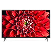 LG 65'' LG UHD TV, webOS Smart TV, pohľad spredu s ilustračným obrázkom, 65UN7100, thumbnail 1