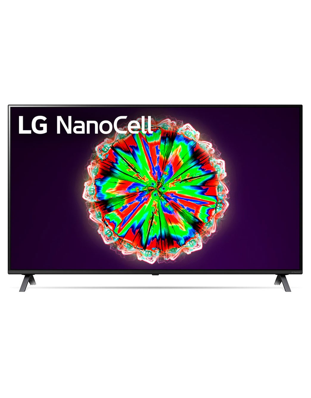 LG 49'' LG NanoCell TV, webOS Smart TV, pohľad spredu s ilustračným obrázkom, 49NANO80, thumbnail 1