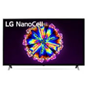 LG 65'' LG NanoCell TV, webOS Smart TV, pohľad spredu s ilustračným obrázkom, 65NANO90, thumbnail 1