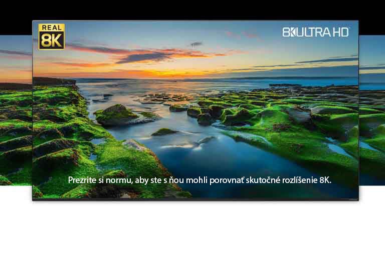 Prezrite si normu, aby ste s ňou mohli porovnať skutočné rozlíšenie 8K.