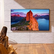 LG 75'' LG NanoCell TV, webOS Smart TV, pohľad zhora, 75NANO99, thumbnail 7