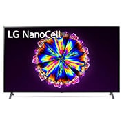 LG 75'' LG NanoCell TV, webOS Smart TV, pohľad spredu s ilustračným obrázkom, 75NANO90, thumbnail 1