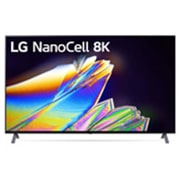 LG 65'' LG NanoCell TV, webOS Smart TV, pohľad spredu s ilustračným obrázkom, 65NANO95, thumbnail 1