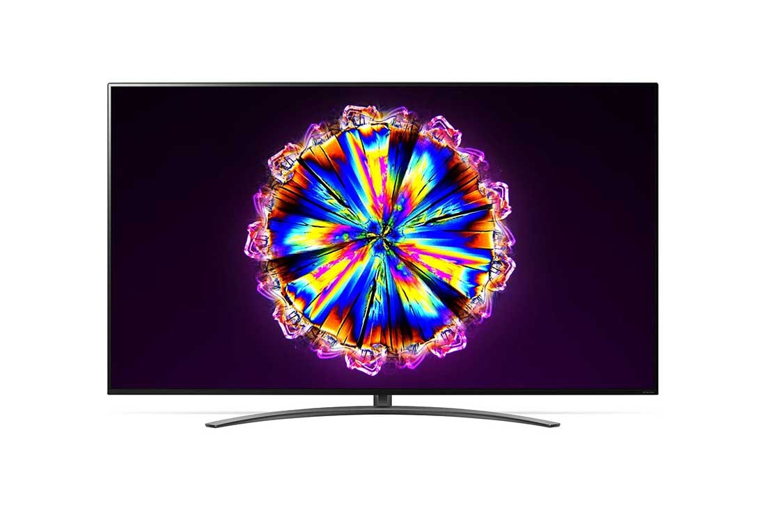 LG 86'' LG NanoCell TV, webOS Smart TV, pohľad spredu s ilustračným obrázkom, 86NANO91, thumbnail 2