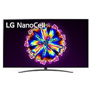 LG 86'' LG NanoCell TV, webOS Smart TV, pohľad spredu s ilustračným obrázkom, 86NANO91, thumbnail 1