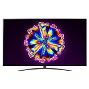 LG 86'' LG NanoCell TV, webOS Smart TV, pohľad spredu s ilustračným obrázkom, 86NANO91, thumbnail 2