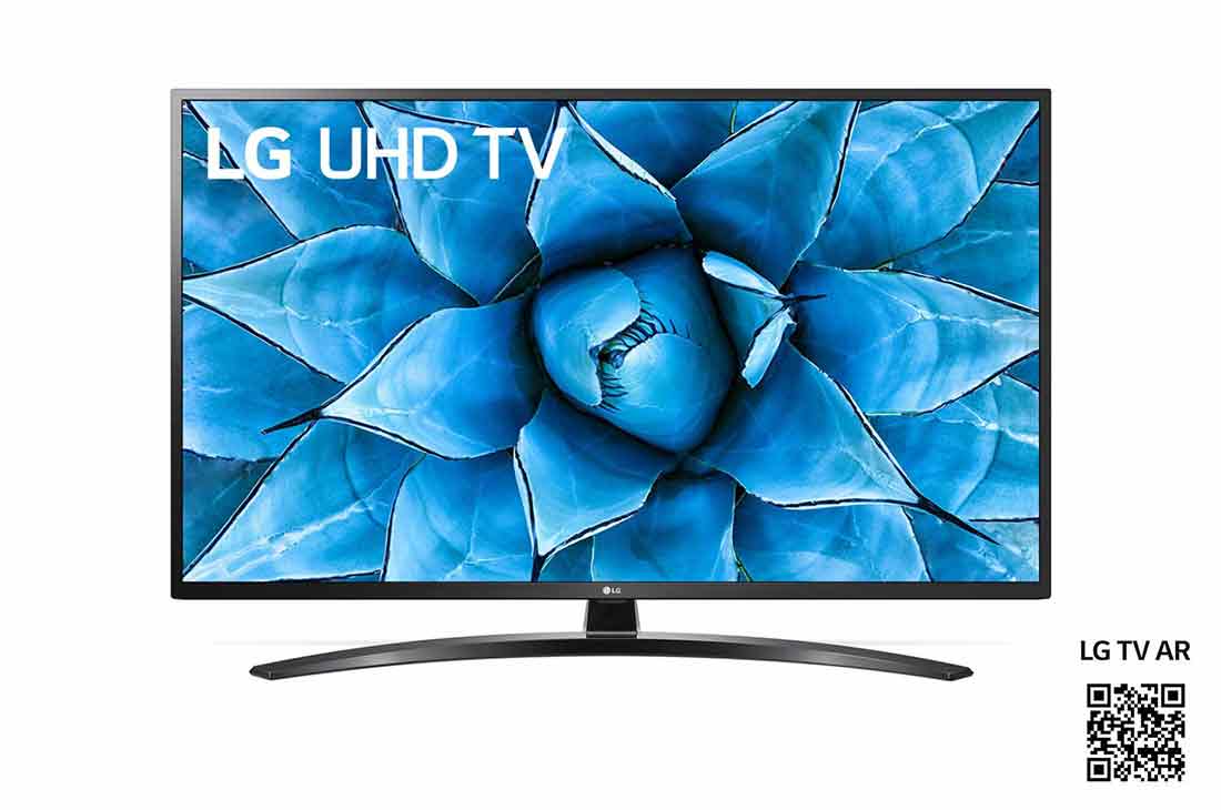 LG 70'' LG UHD TV, webOS Smart TV, pohľad spredu s ilustračným obrázkom, 70UN7400