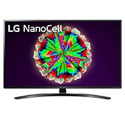 LG 65'' LG NanoCell TV, webOS Smart TV, pohľad spredu s ilustračným obrázkom, 65NANO79, thumbnail 1