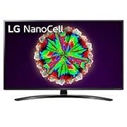 LG 43'' LG NanoCell TV, webOS Smart TV, pohľad spredu s ilustračným obrázkom, 43NANO79, thumbnail 1