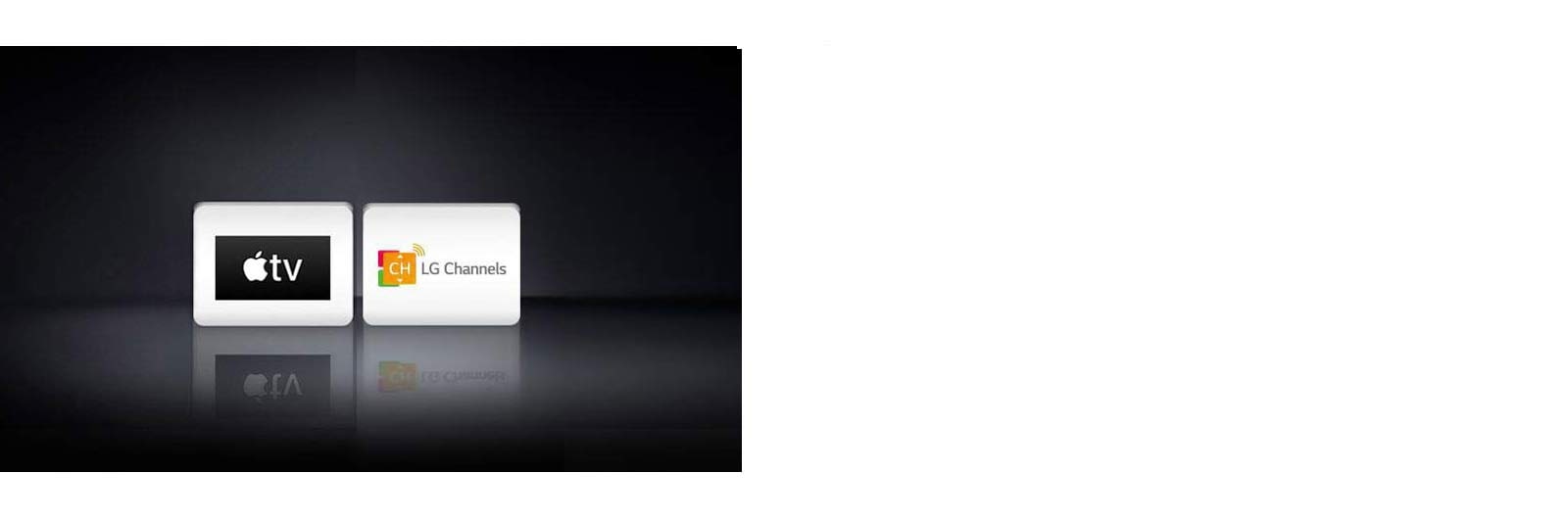 Tri logá: Aplikácia Apple TV a LG Channels