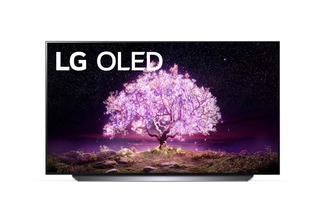 LG 48'' LG OLED TV, webOS Smart TV, front view, OLED48C11LB