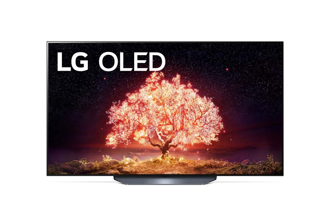 LG 77'' LG OLED TV, webOS Smart TV, pohľad spredu, OLED77B13LA