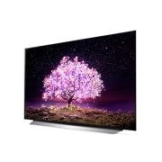 LG 48'' LG OLED TV, webOS Smart TV, pohľad zboku z uhla -30 stupňov, OLED48C12LA, thumbnail 3