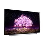 LG 48'' LG OLED TV, webOS Smart TV, pohľad zboku z uhla 15 stupňov, OLED48C12LA, thumbnail 6
