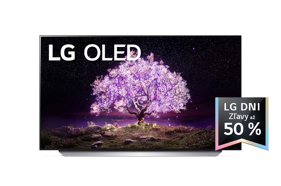 LG 55'' LG OLED TV, webOS Smart TV, pohľad spredu, OLED55C12LA
