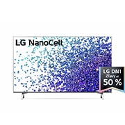 LG 43'' LG NanoCell TV, webOS Smart TV, Pohľad spredu na televízor LG NanoCell TV, 43NANO773PA, thumbnail 1