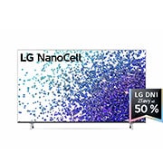 LG 50'' LG NanoCell TV, webOS Smart TV, Pohľad spredu na televízor LG NanoCell TV, 50NANO773PA, thumbnail 1