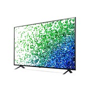 LG 55'' LG NanoCell TV, webOS Smart TV, pohľad zboku z uhla 30 stupňov s ilustračným obrázkom, 55NANO803PA, thumbnail 3