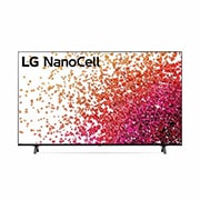 LG 50'' LG NanoCell TV, webOS Smart TV, Pohľad spredu na televízor LG NanoCell TV, 50NANO753PA, thumbnail 1
