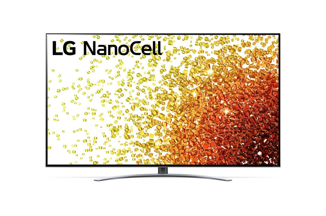 LG 55'' LG NanoCell TV, webOS Smart TV, Pohľad spredu na televízor LG NanoCell TV, 55NANO923PB