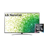 LG 75'' LG NanoCell TV, webOS Smart TV, Pohľad spredu na televízor LG NanoCell TV, 75NANO863PA, thumbnail 1