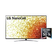 LG 75'' LG NanoCell TV, webOS Smart TV, Pohľad spredu na televízor LG NanoCell TV, 75NANO923PB, thumbnail 1